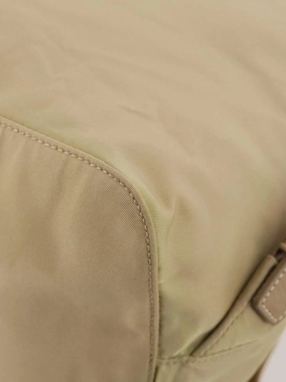 PRADA Backpack Nylon Beige Silver - Picture 3 of 16